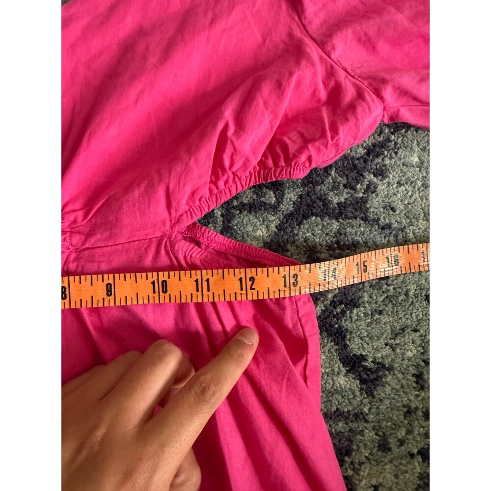 umgee | Vacation V-Neck O-Ring Detail Cutouts  Flowy Summer Preppy Maxi Dress - Picture 10 of 10